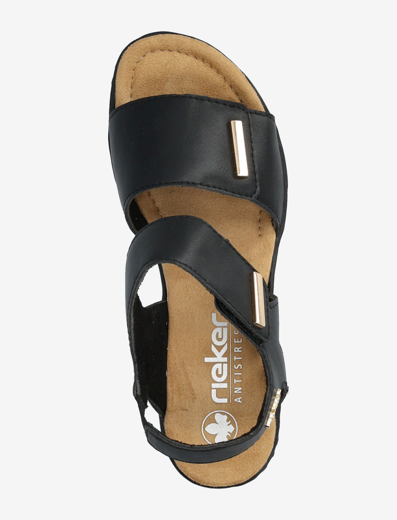 Rieker - 63781-00 - sandaler med hæl - black - 3