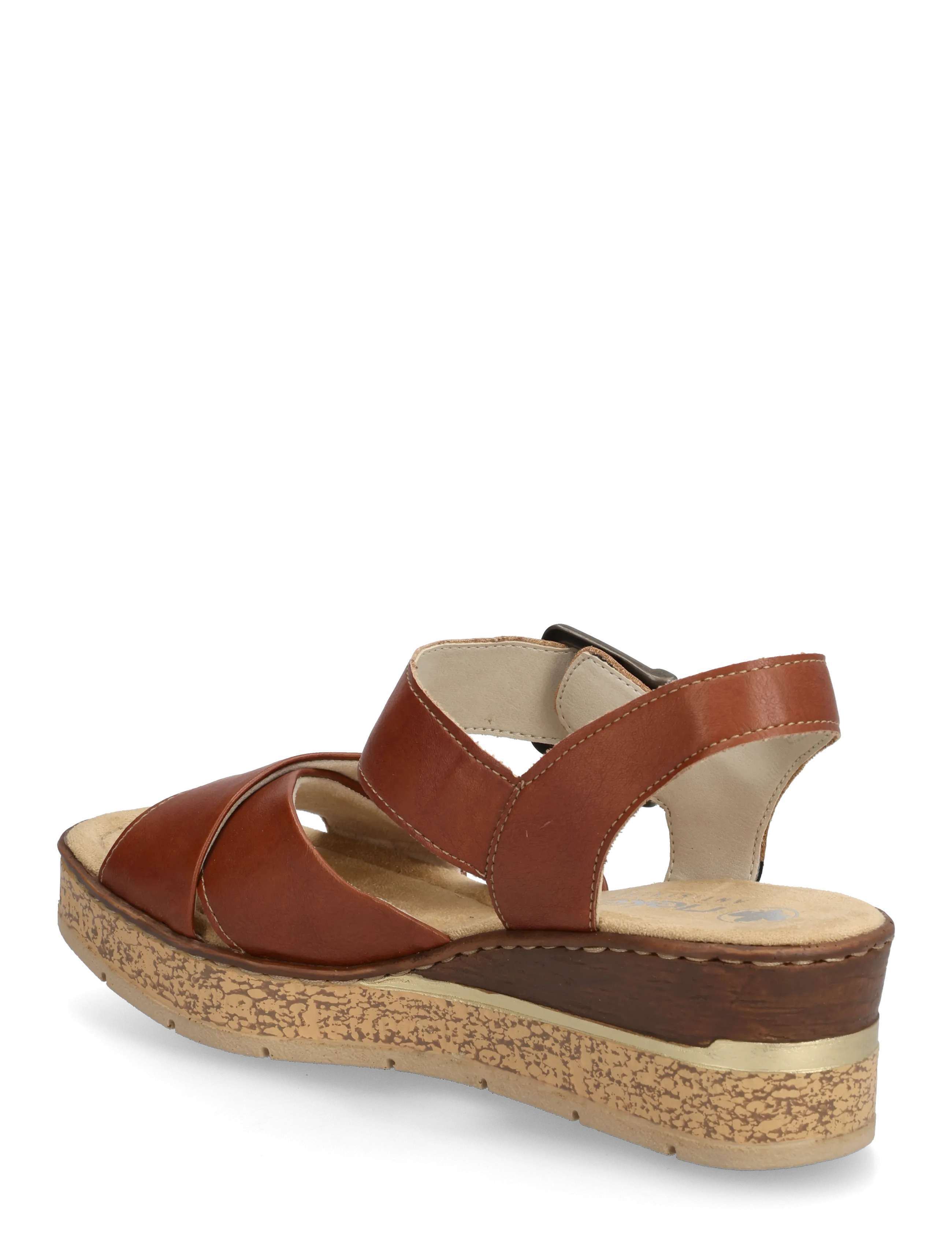 Rieker - 63795-22 - keilabsatz schuhe - brown - 2