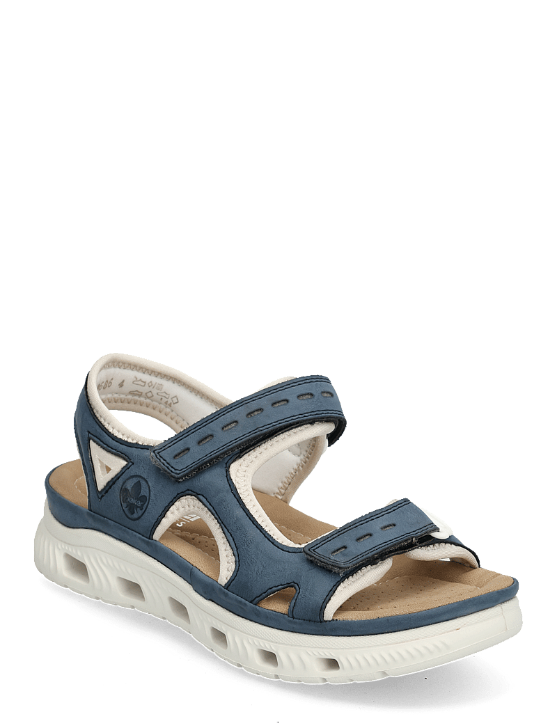 Rieker - 64066-14 - flache sandalen - blue combination - 0