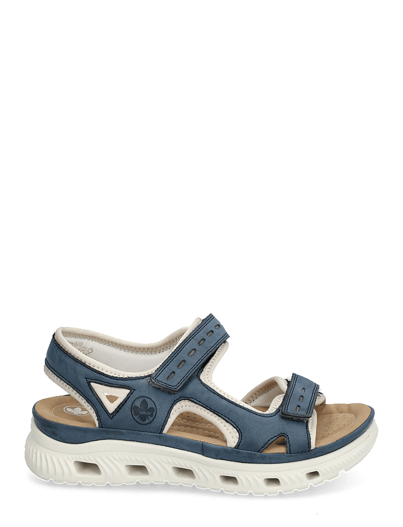 Rieker - 64066-14 - flache sandalen - blue combination - 1