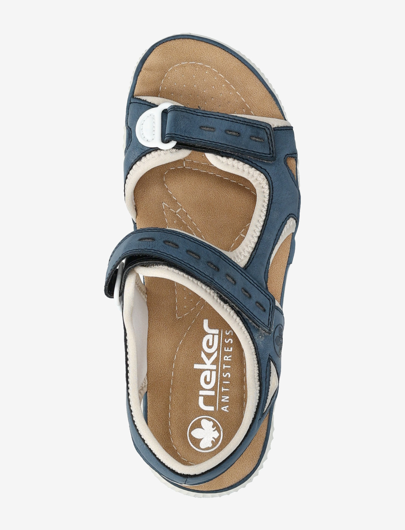 Rieker - 64066-14 - flache sandalen - blue combination - 3