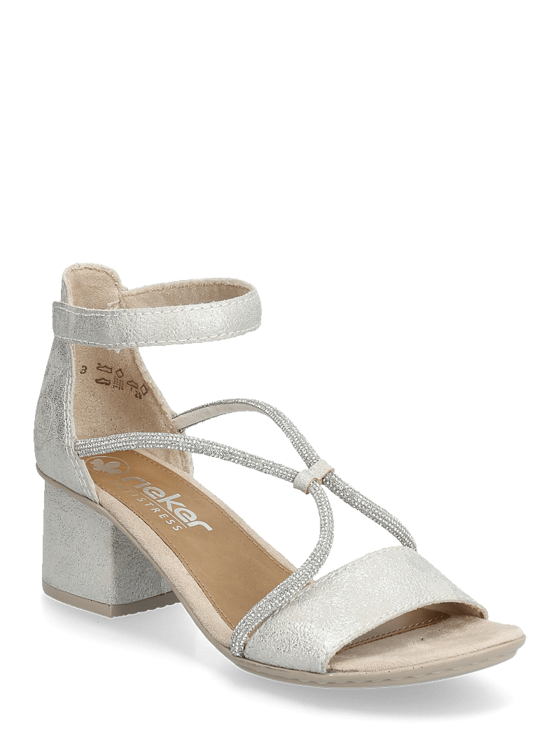 Rieker - Rieker Ladies' sandals 64654-31 Pink - heeled sandals - other colours - 0
