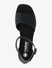 Rieker - 64750-00 - sandaler med hæl - black - 3