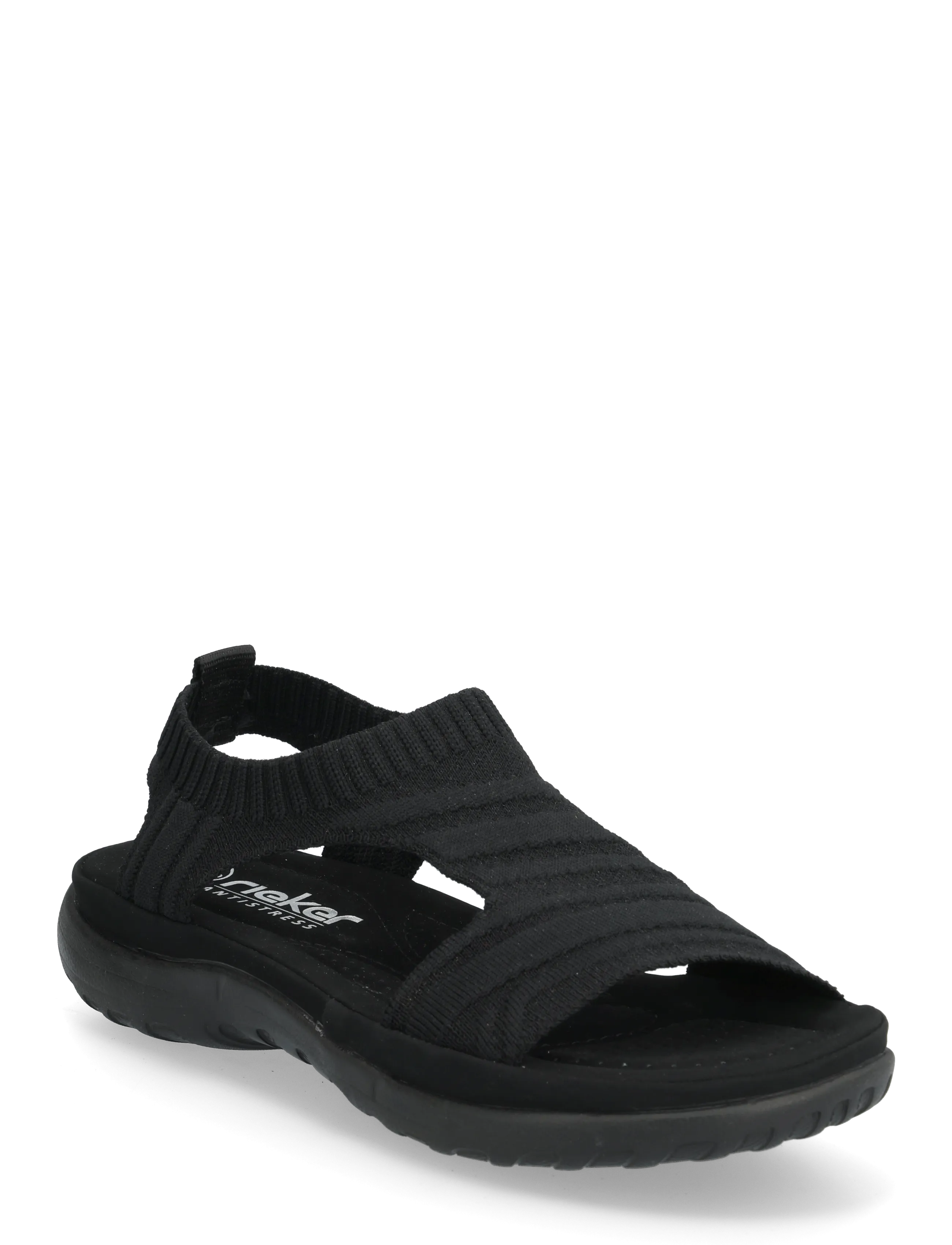 Rieker 64850-00, 36, Black, Sandaler > Flade Sandals, Dame