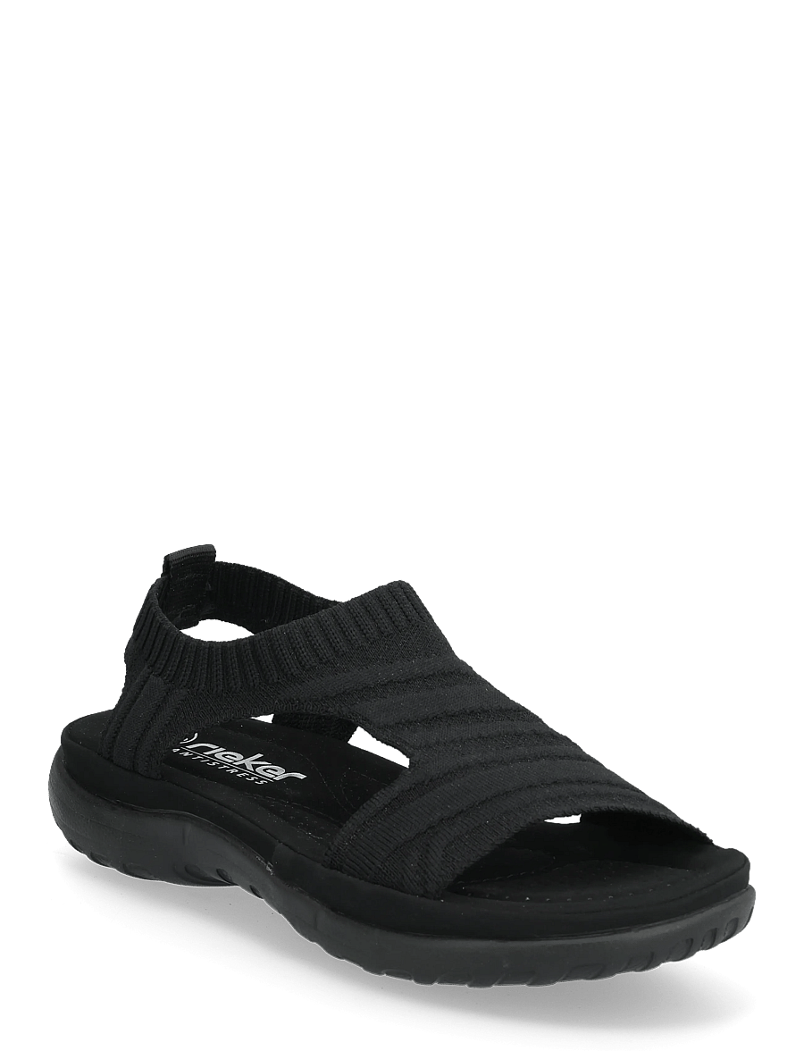 Rieker - 64850-00 - platta sandaler - black - 0