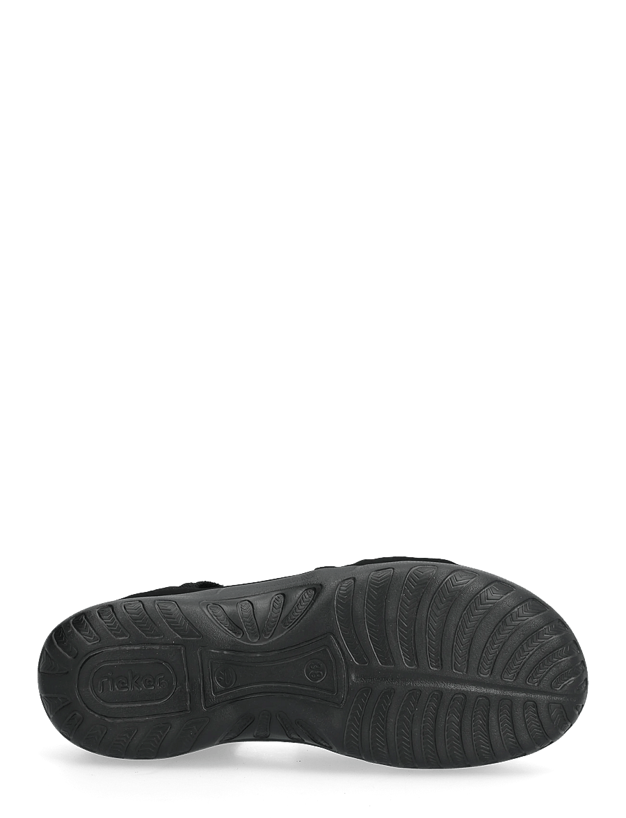 Rieker - 64850-00 - platta sandaler - black - 4