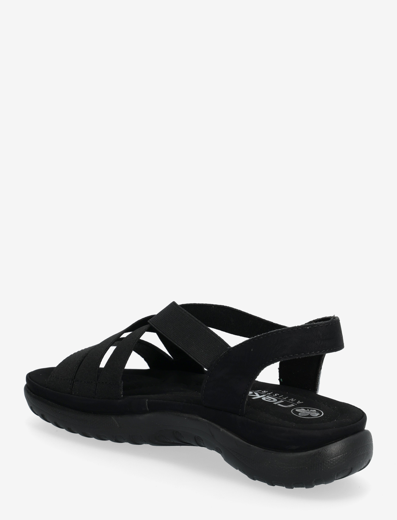 Rieker - 64857-31 - flade sandaler - black - 2