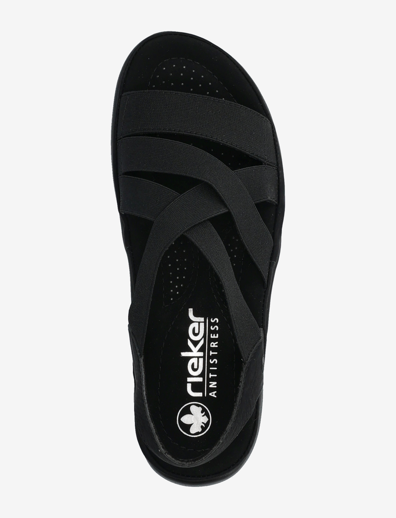 Rieker - 64857-31 - flade sandaler - black - 3