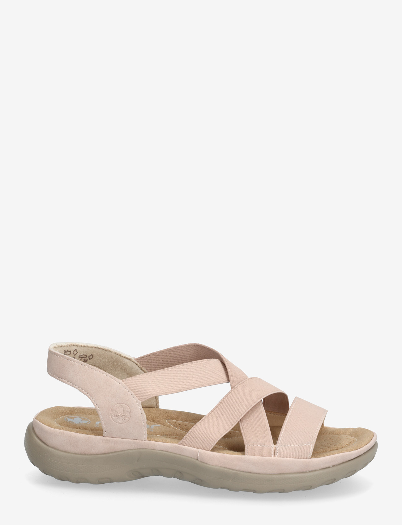 Rieker - 64857-31 - flade sandaler - red - 1