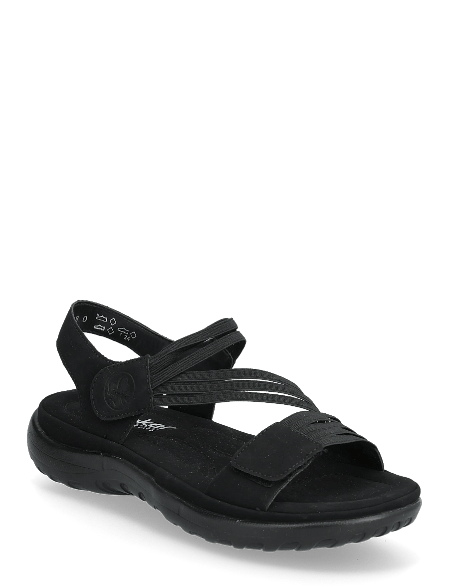 Rieker - 64870-02 - flache sandalen - black - 0