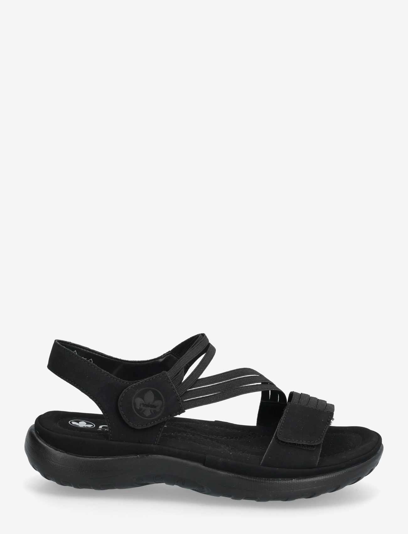 Rieker - 64870-02 - flade sandaler - black - 1