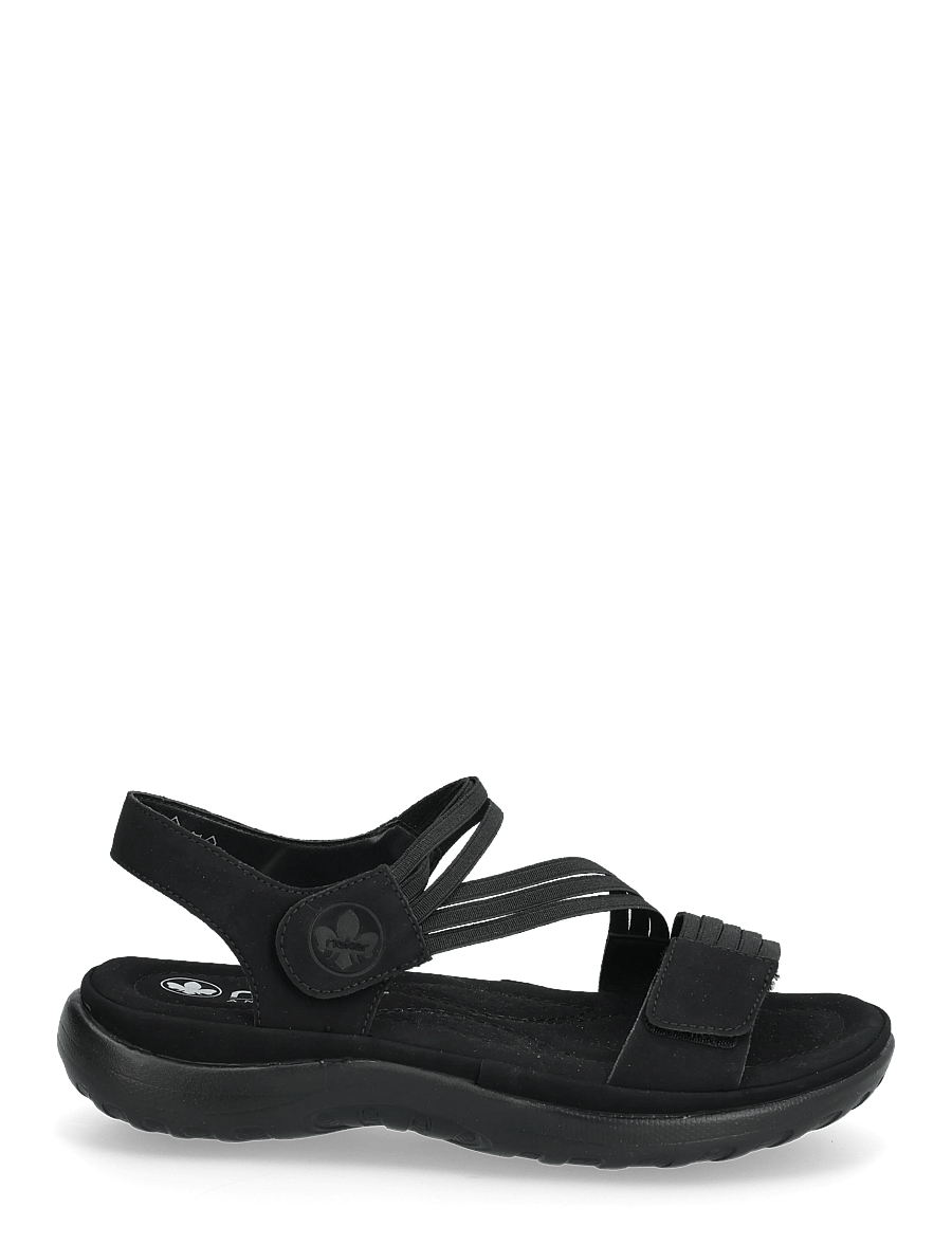 Rieker - 64870-02 - flache sandalen - black - 1