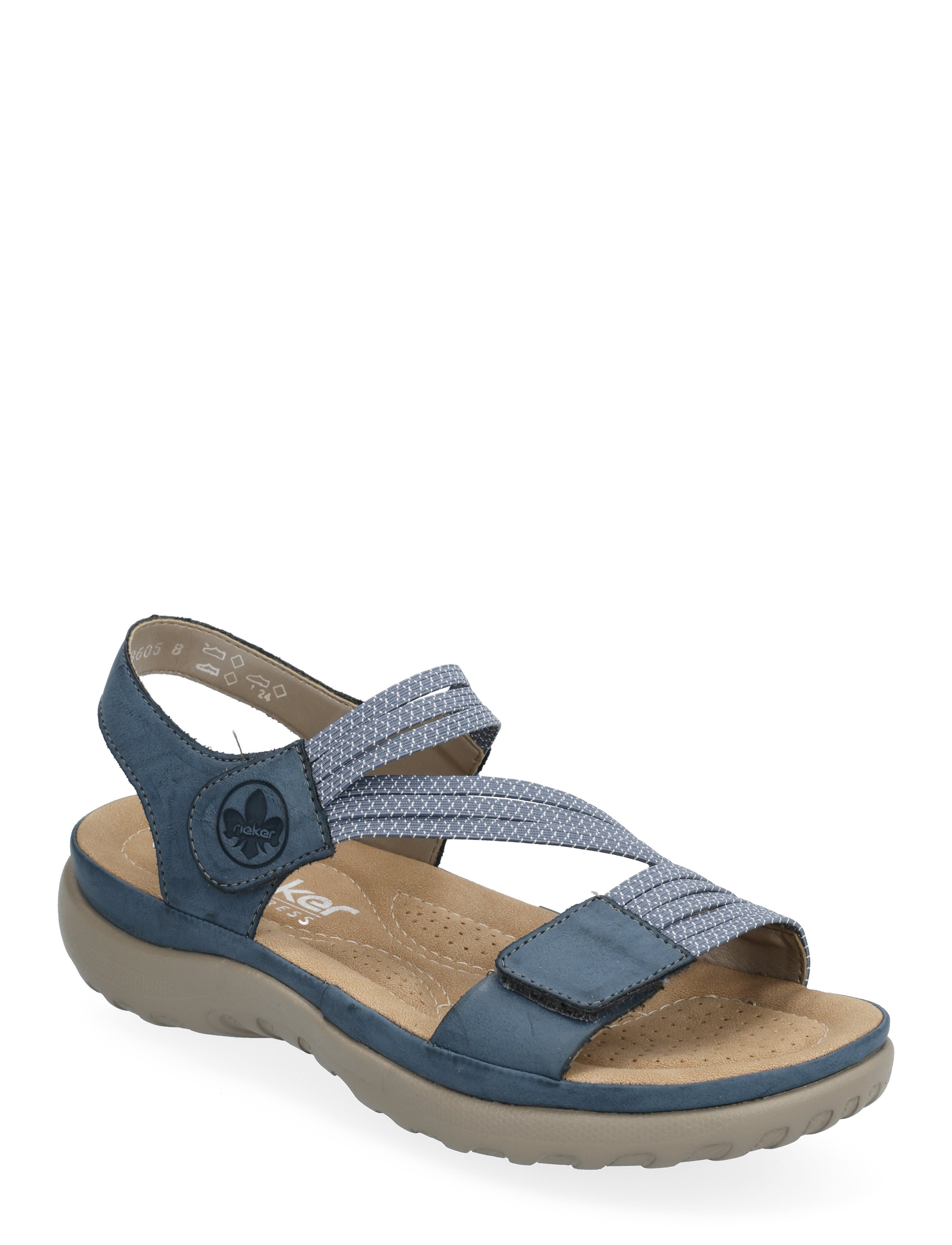 Rieker 64870-02, 38, Blue, Sandaler > Flade, Dame
