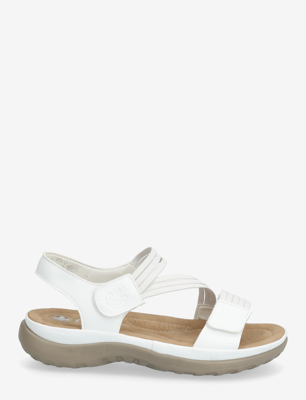 Rieker - 64870-02 - flade sandaler - white - 1