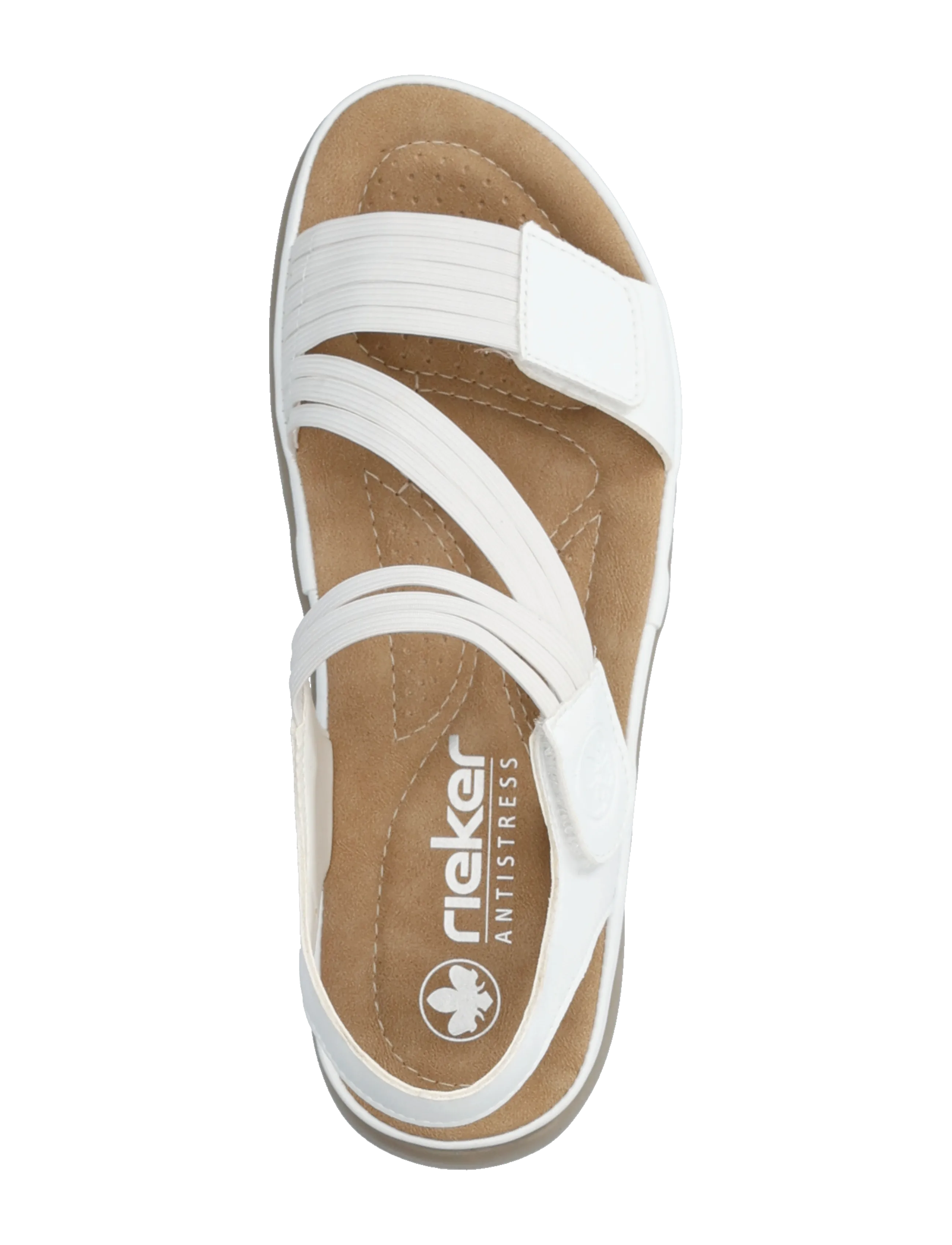 Rieker - 64870-02 - kontsata sandaalid - white - 3