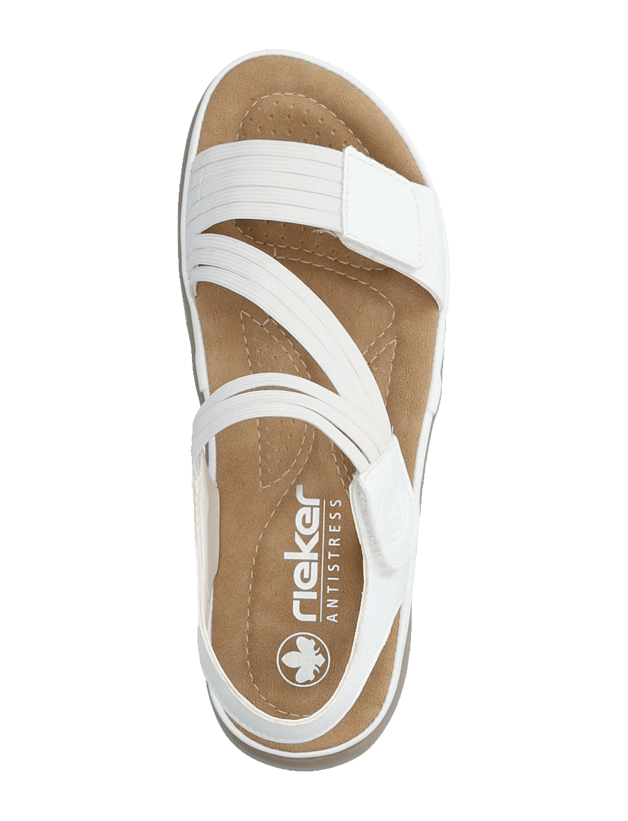 Rieker - 64870-02 - kontsata sandaalid - white - 3