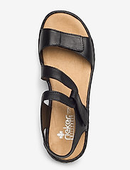 Rieker - 659C7-00 - flade sandaler - black - 3