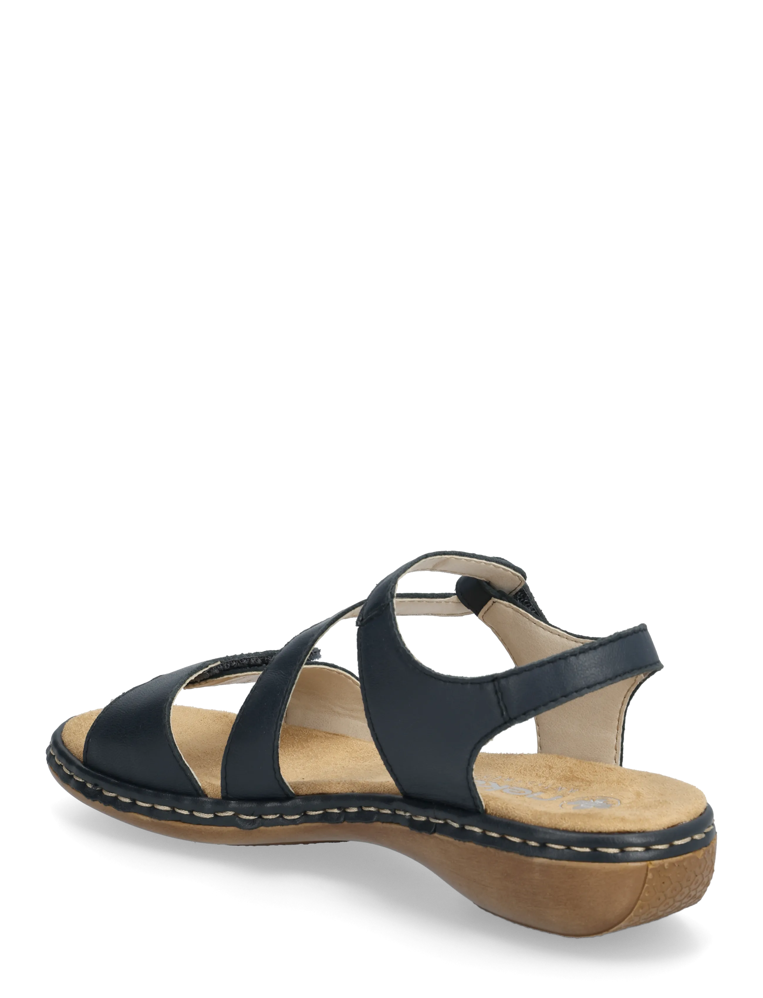 Rieker - Rieker Ladies' sandals 659C7-16 Blue - flache sandalen - blue leather - 2