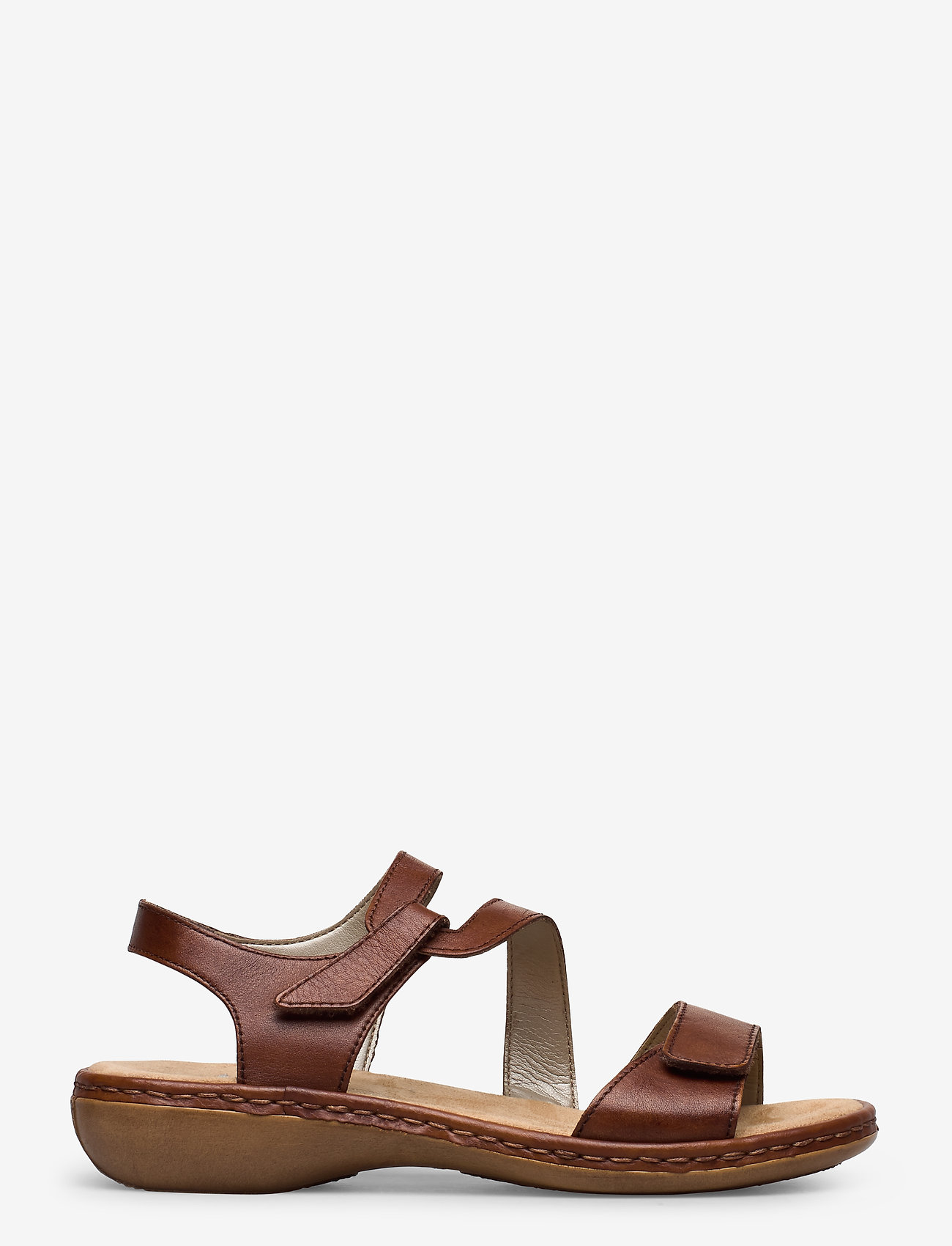 Rieker - Rieker Ladies' sandals 659C7-16 Blue - płaskie sandały - brown - 1