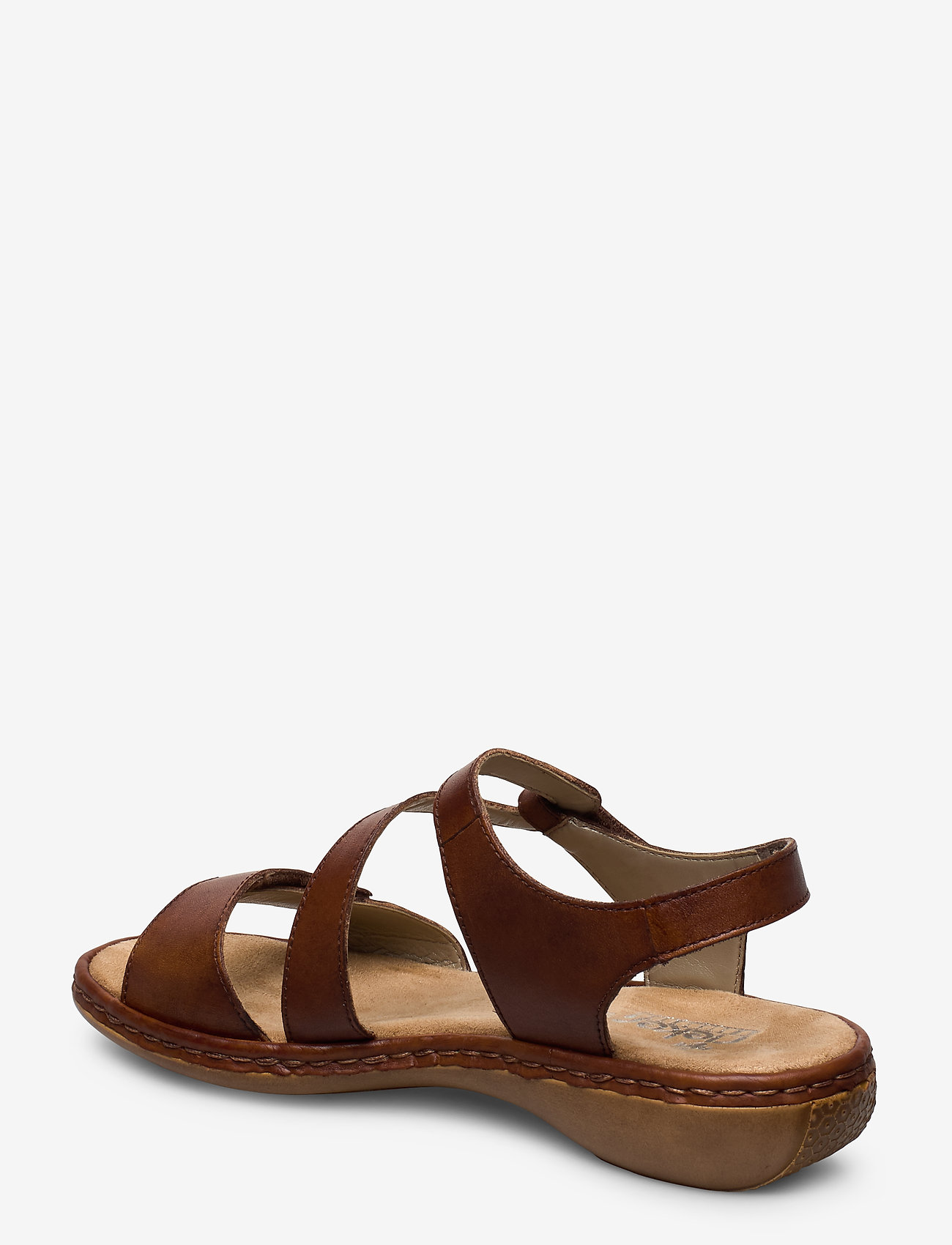 Rieker - Rieker Ladies' sandals 659C7-16 Blue - flate sandaler - brown - 2