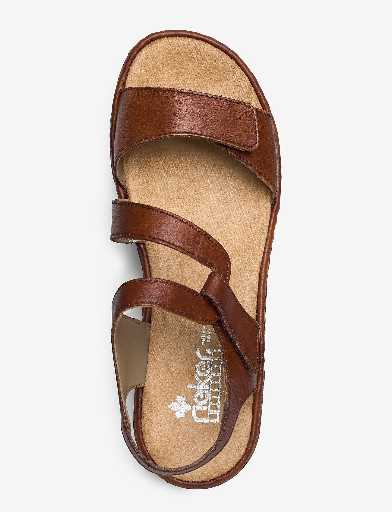 Rieker - Rieker Ladies' sandals 659C7-16 Blue - płaskie sandały - brown - 3