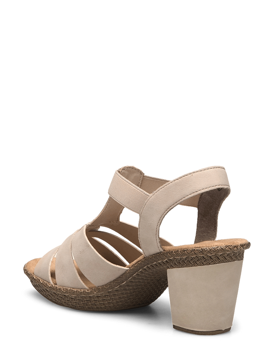Rieker - 665K3-62 - lahtised kontsakingad - beige - 2