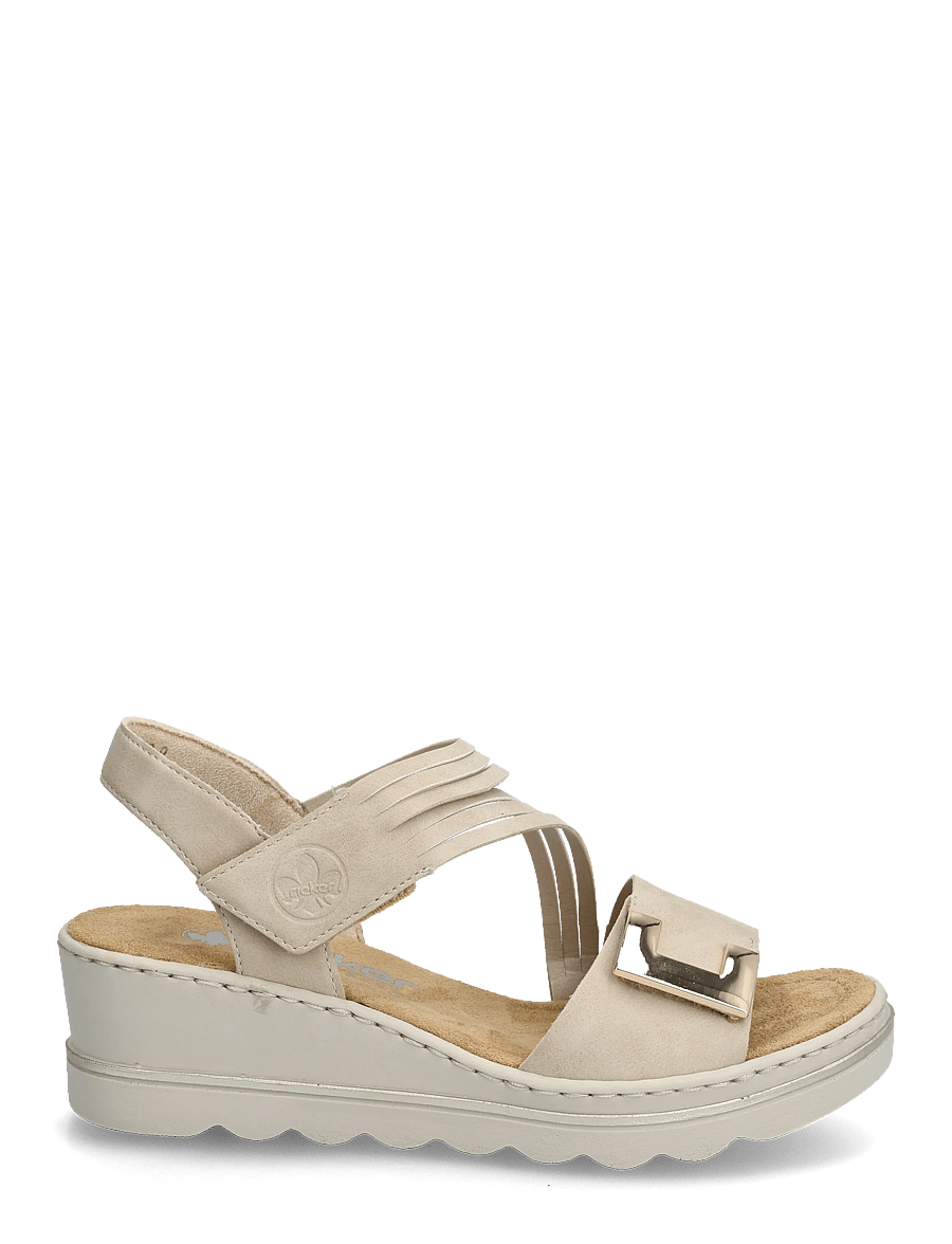 Rieker - 67410-62 - sandaletter - beige - 1