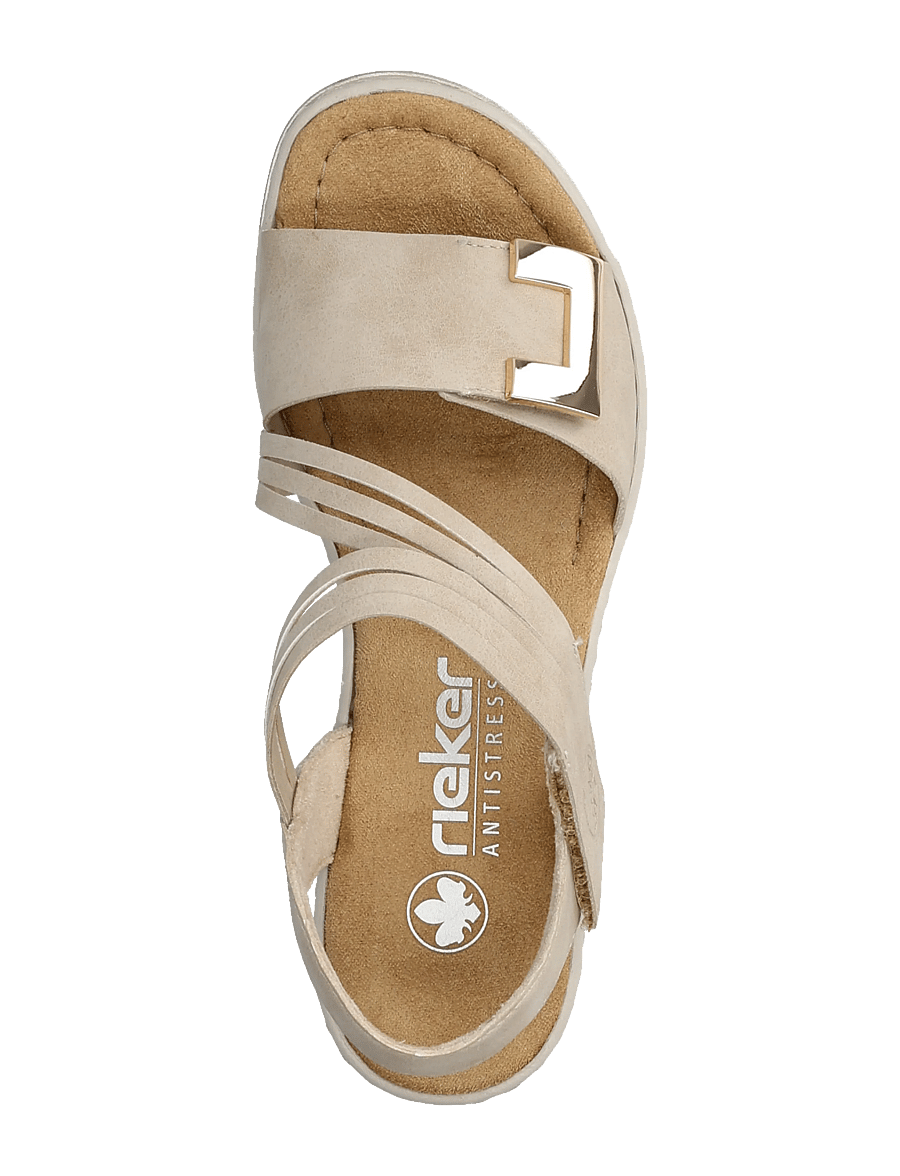 Rieker - 67410-62 - sandaletter - beige - 3