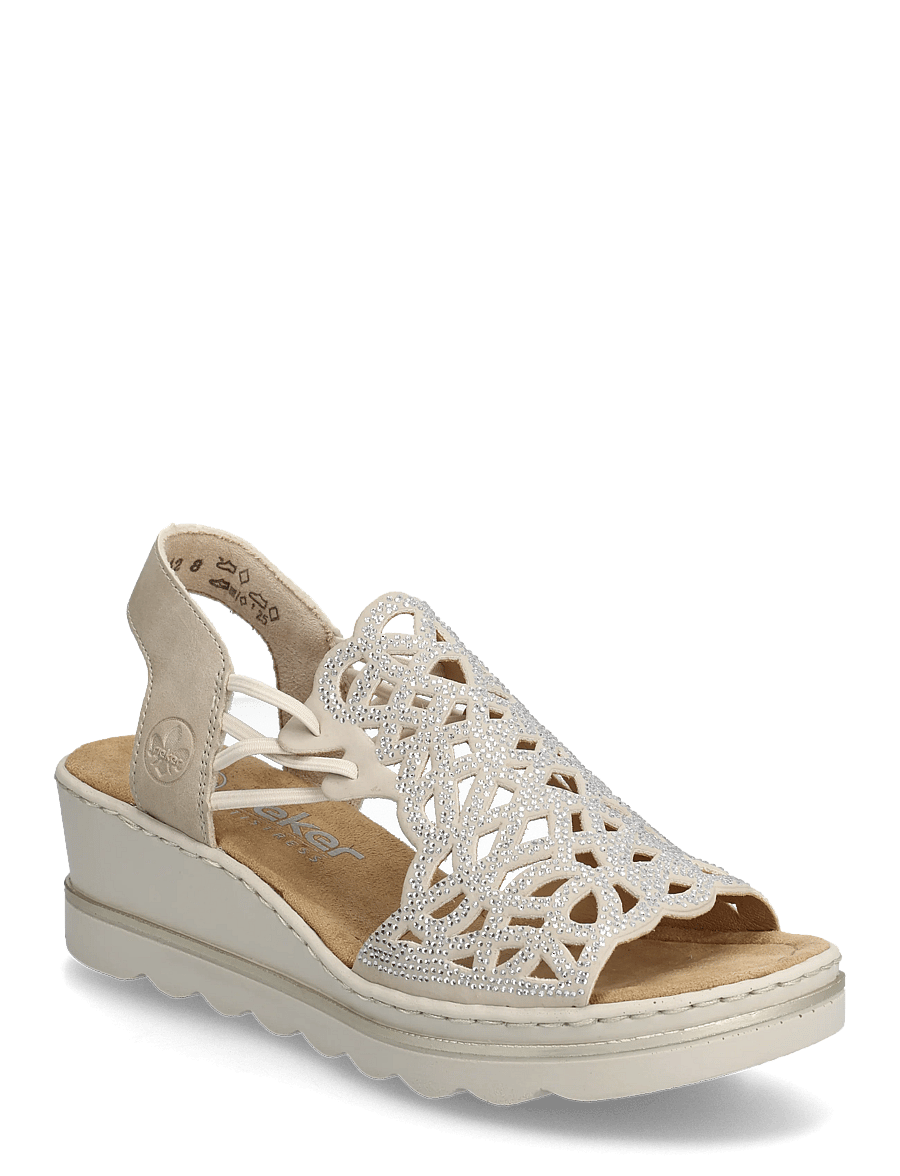 Rieker - 67465-62 - sandaletter - beige - 0