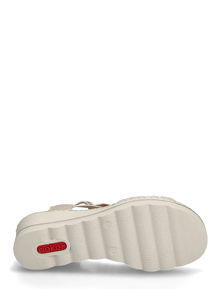 Rieker - 67465-62 - sandaletter - beige - 4