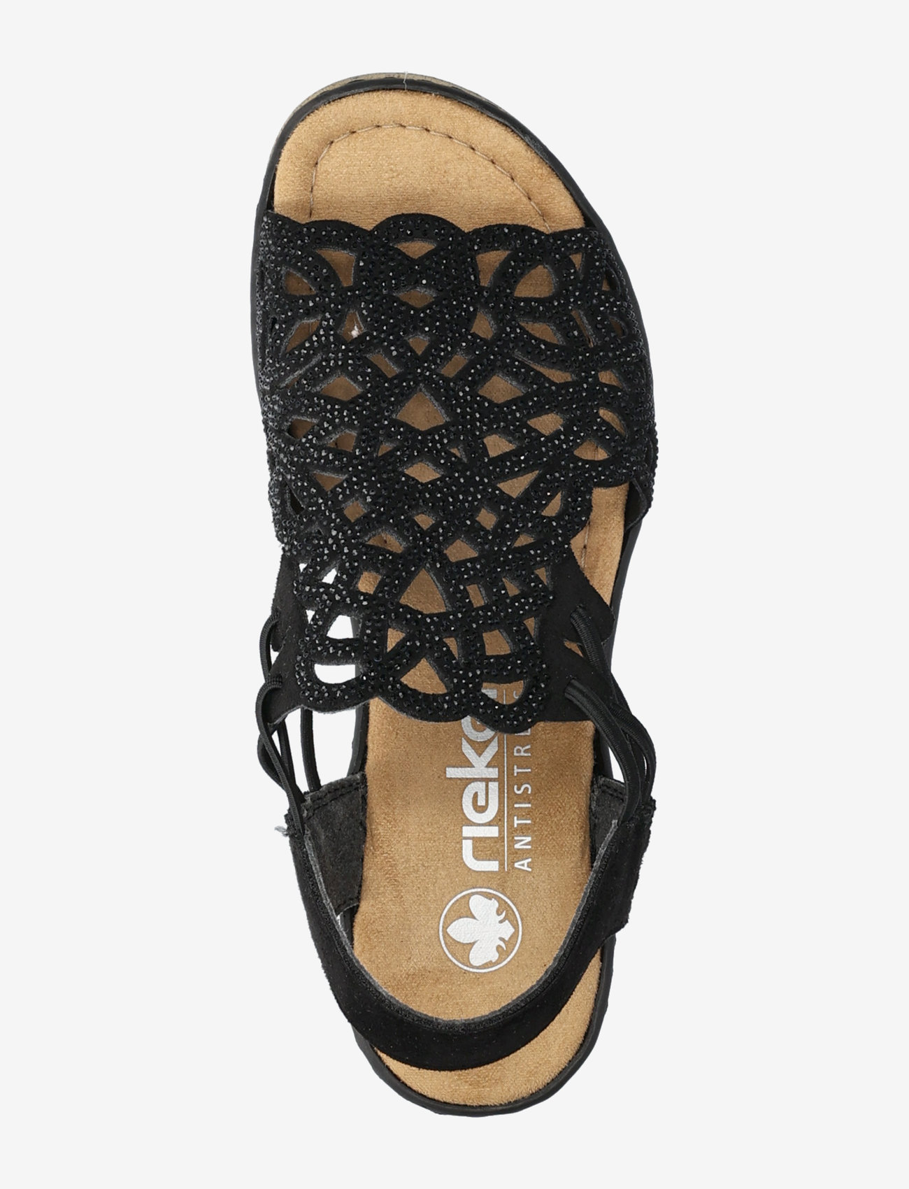 Rieker - 67465-62 - sandaler med hæl - black - 3