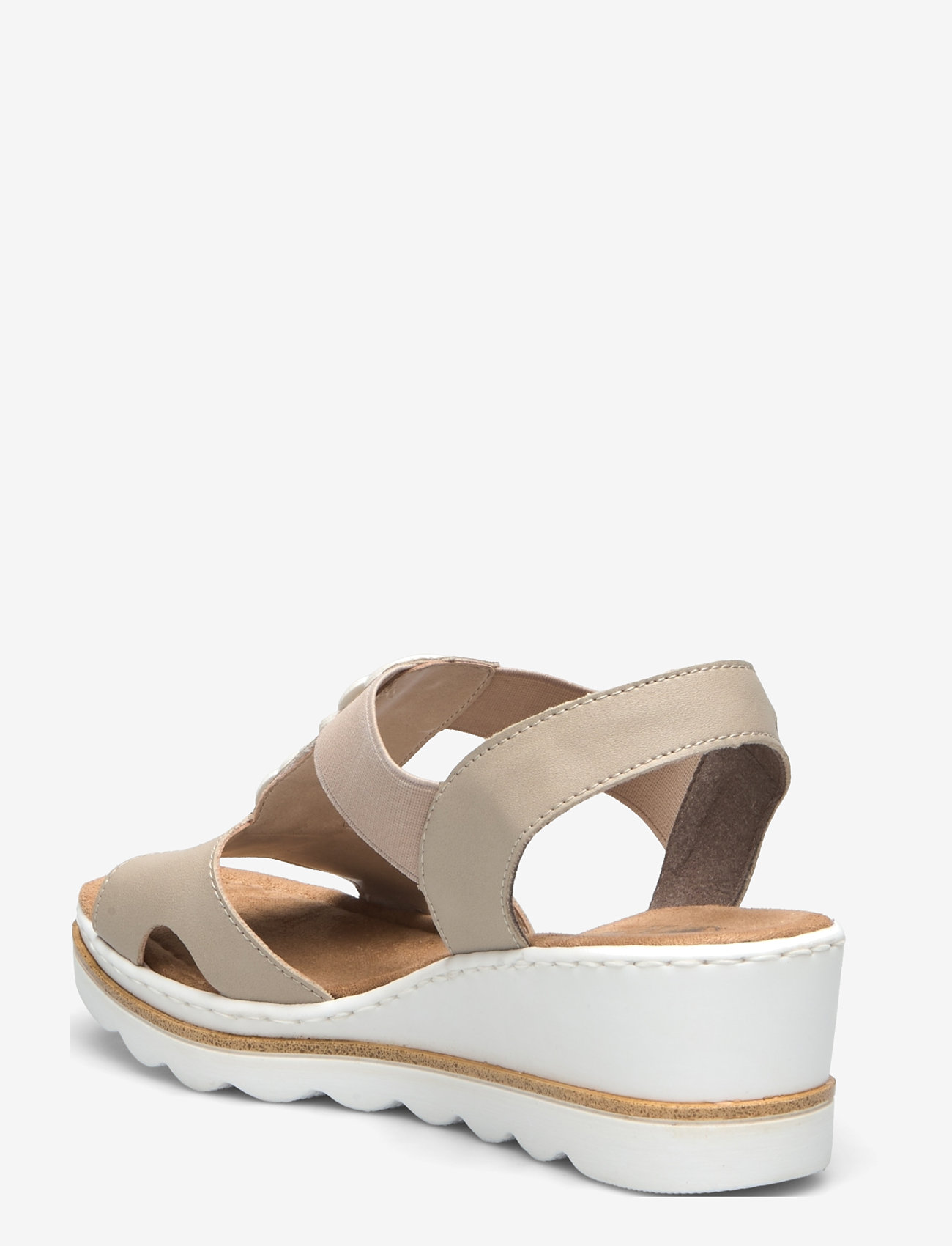 Rieker - Rieker Ladies' sandals 67498-10 blue - beige - 2