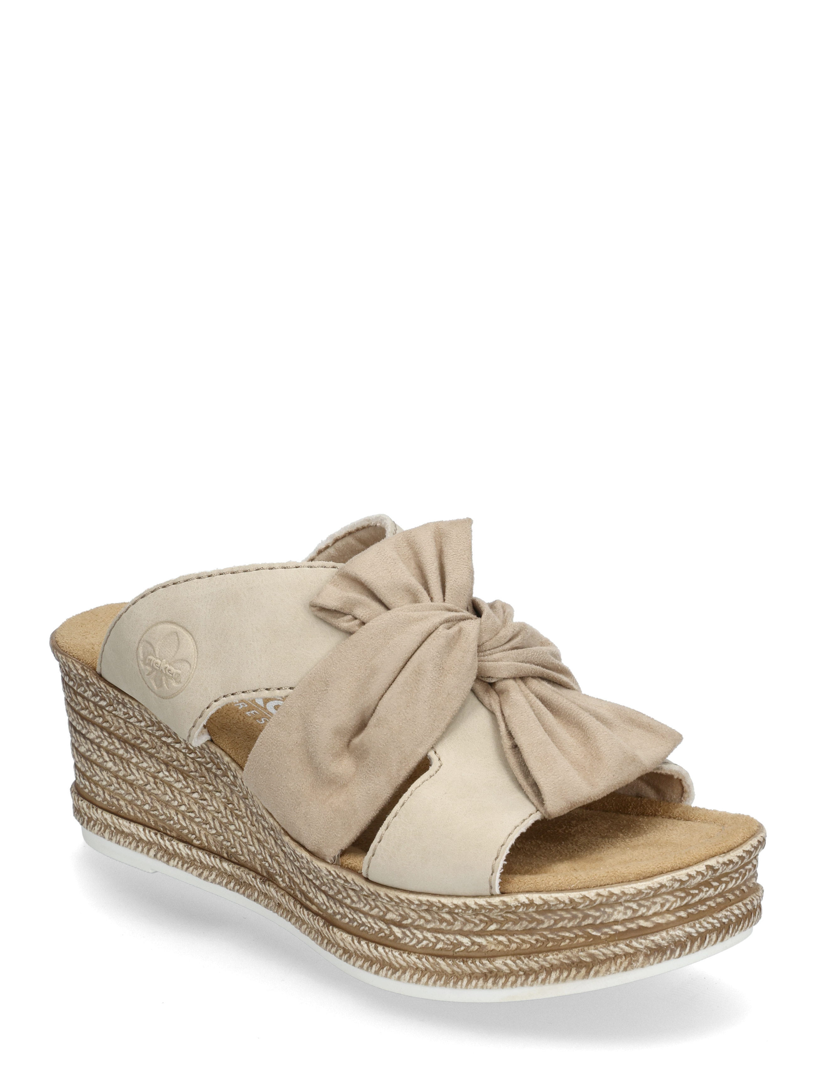 Rieker 68789-31, 42, Beige, Mules & Slip-Ins > Mules Med Hæl, Dame