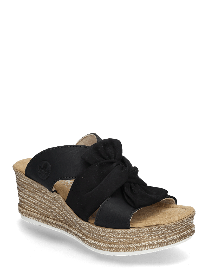 Rieker - 68789-62 - kontsaga muula-stiilis jalanõud - black - 0