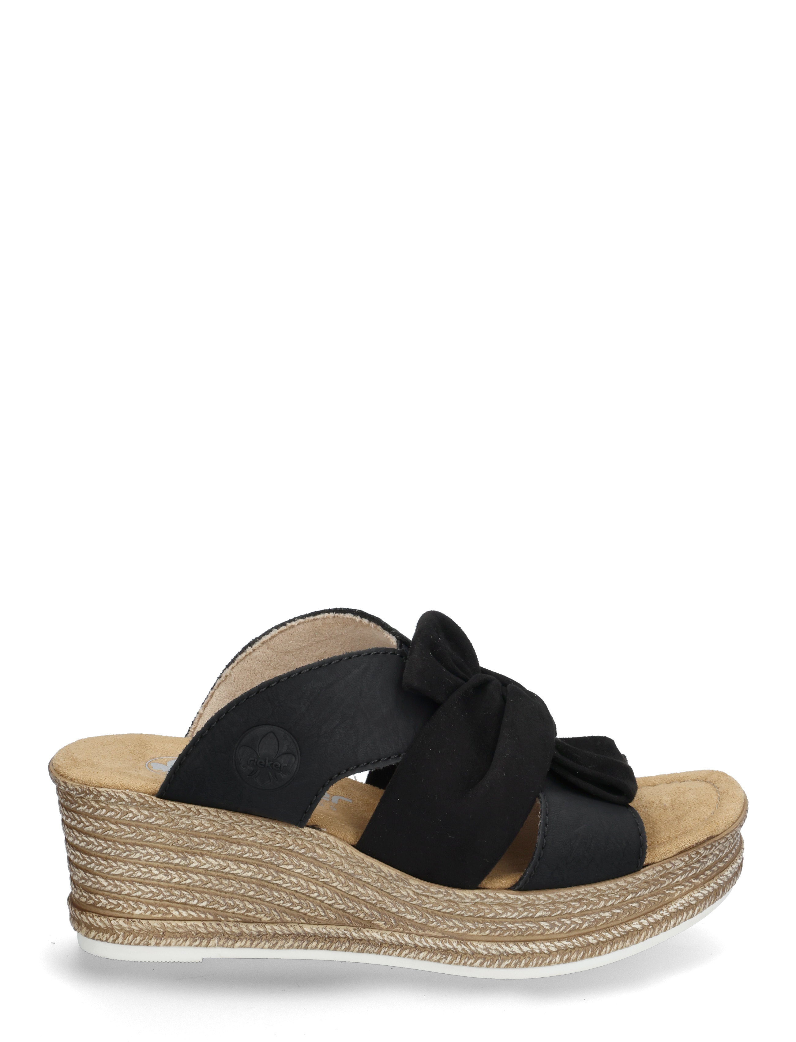 Rieker - 68789-62 - pantoletten mit absatz - black - 1
