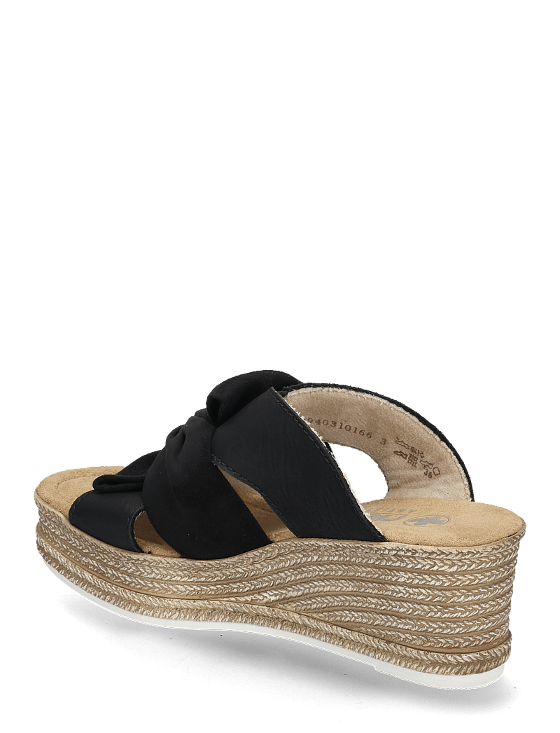 Rieker - 68789-62 - kontsaga muula-stiilis jalanõud - black - 2