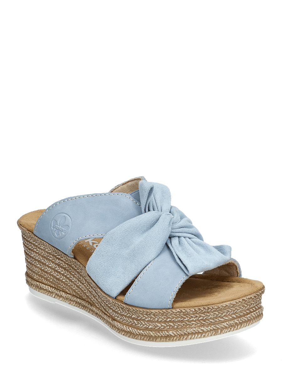 Rieker - 68789-62 - pantoletten mit absatz - blue - 0