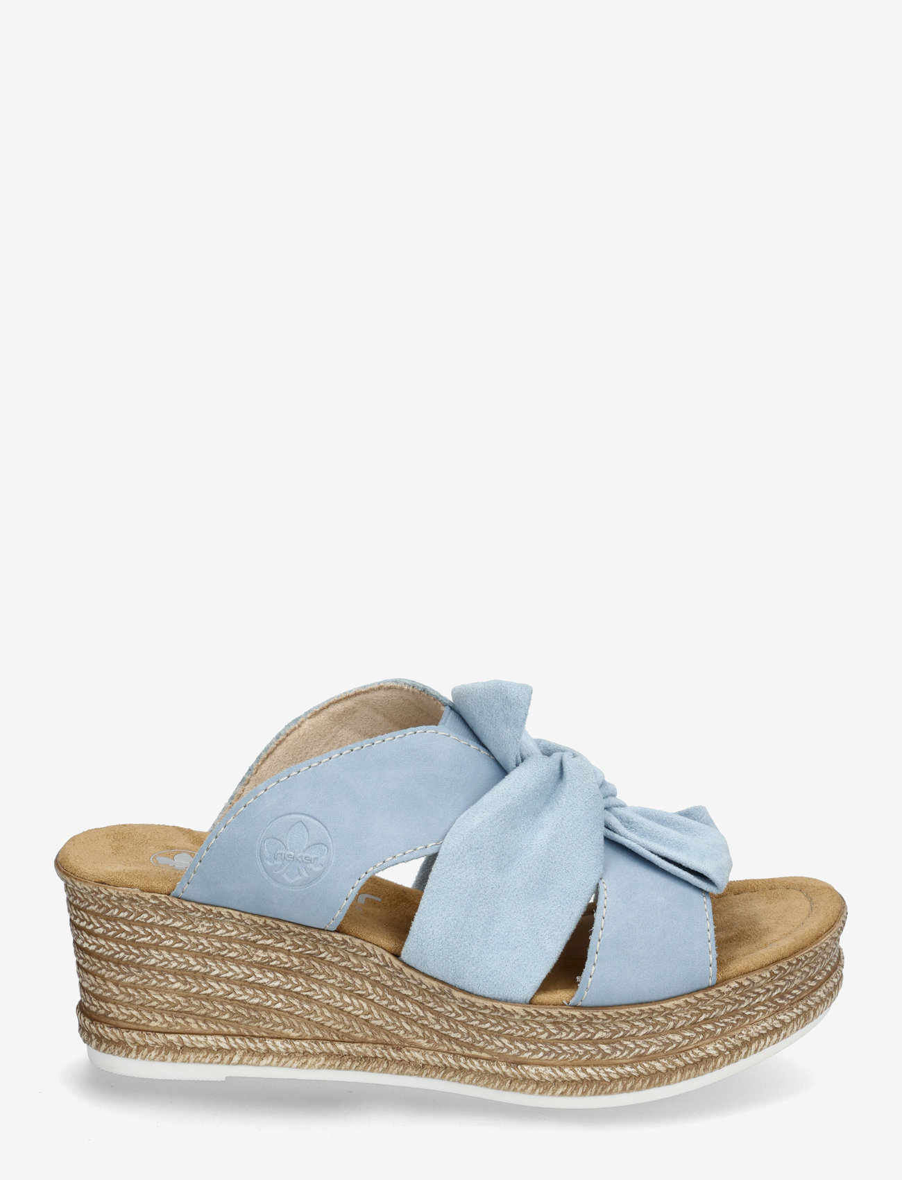 Rieker - 68789-62 - heeled mules - blue - 1