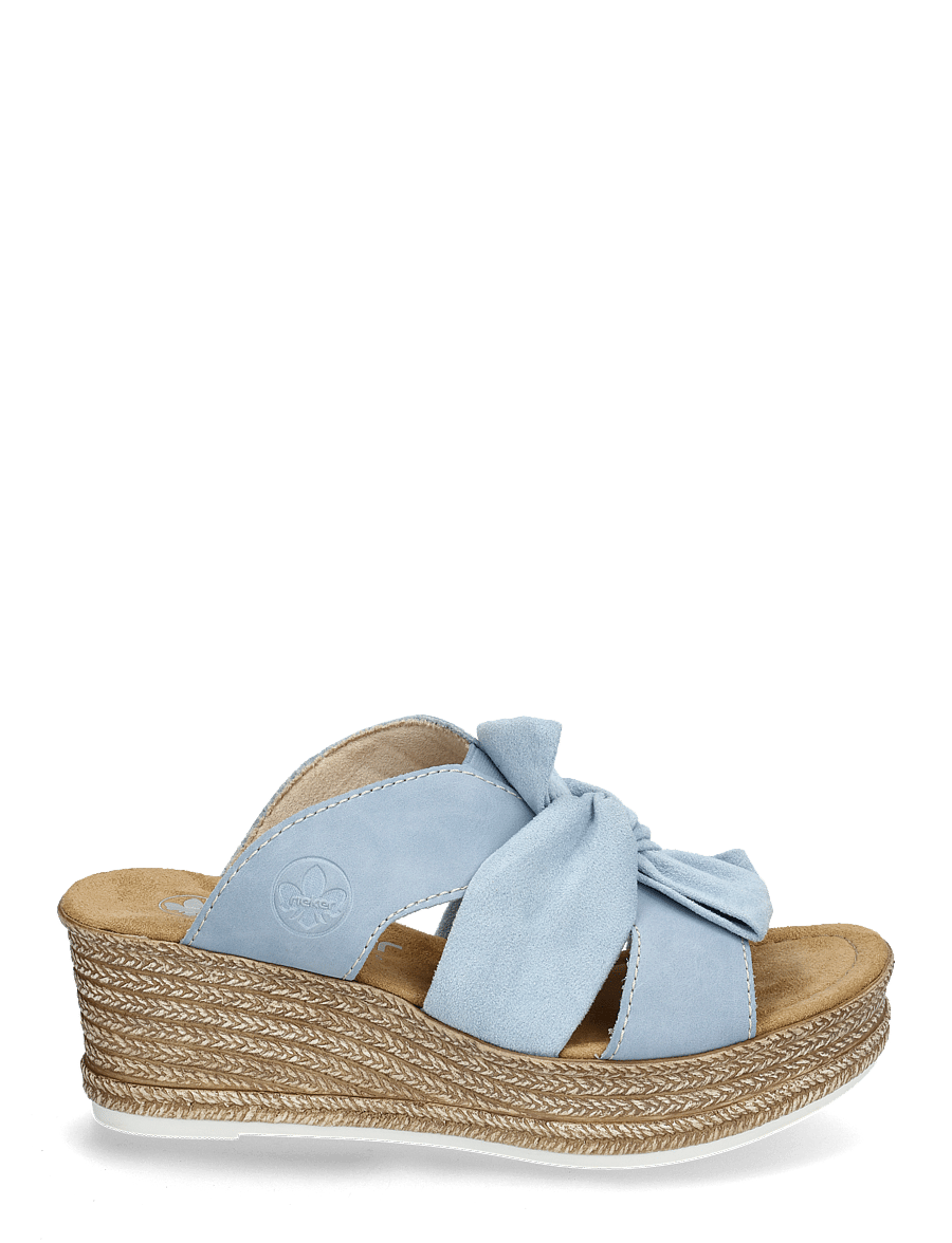 Rieker - 68789-62 - pantoletten mit absatz - blue - 1