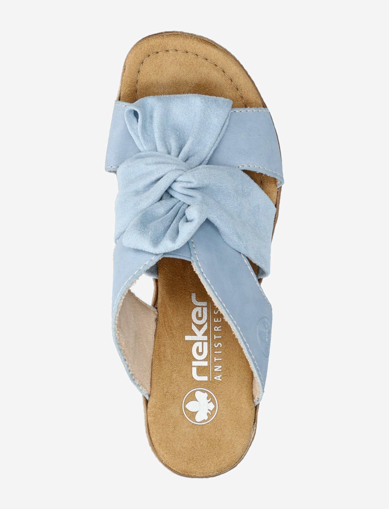 Rieker - 68789-62 - heeled mules - blue - 3