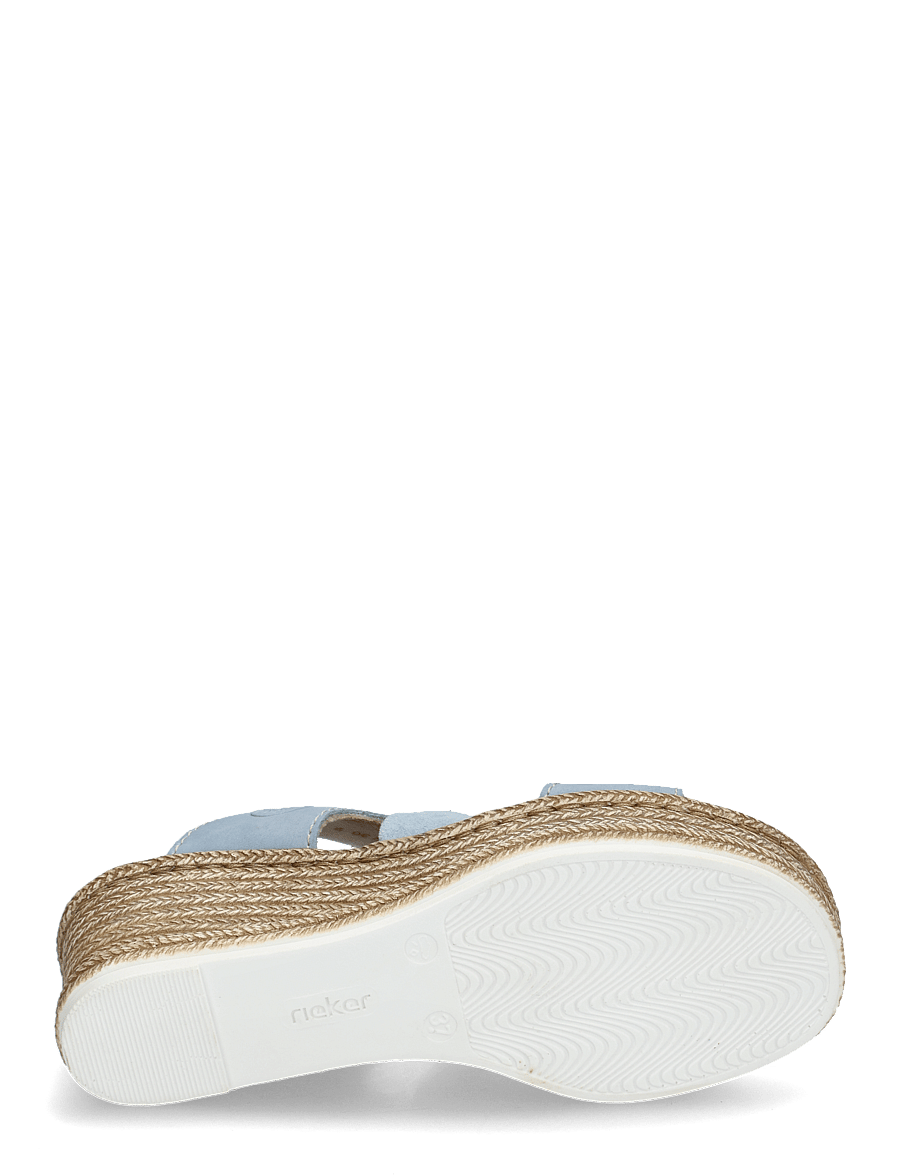 Rieker - 68789-62 - pantoletten mit absatz - blue - 4