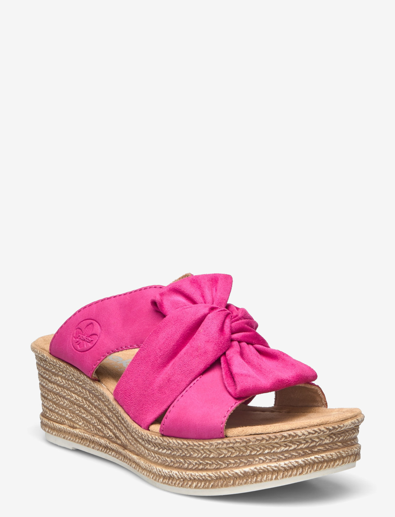 Rieker - 68789-62 - mules med hæle - pink - 0