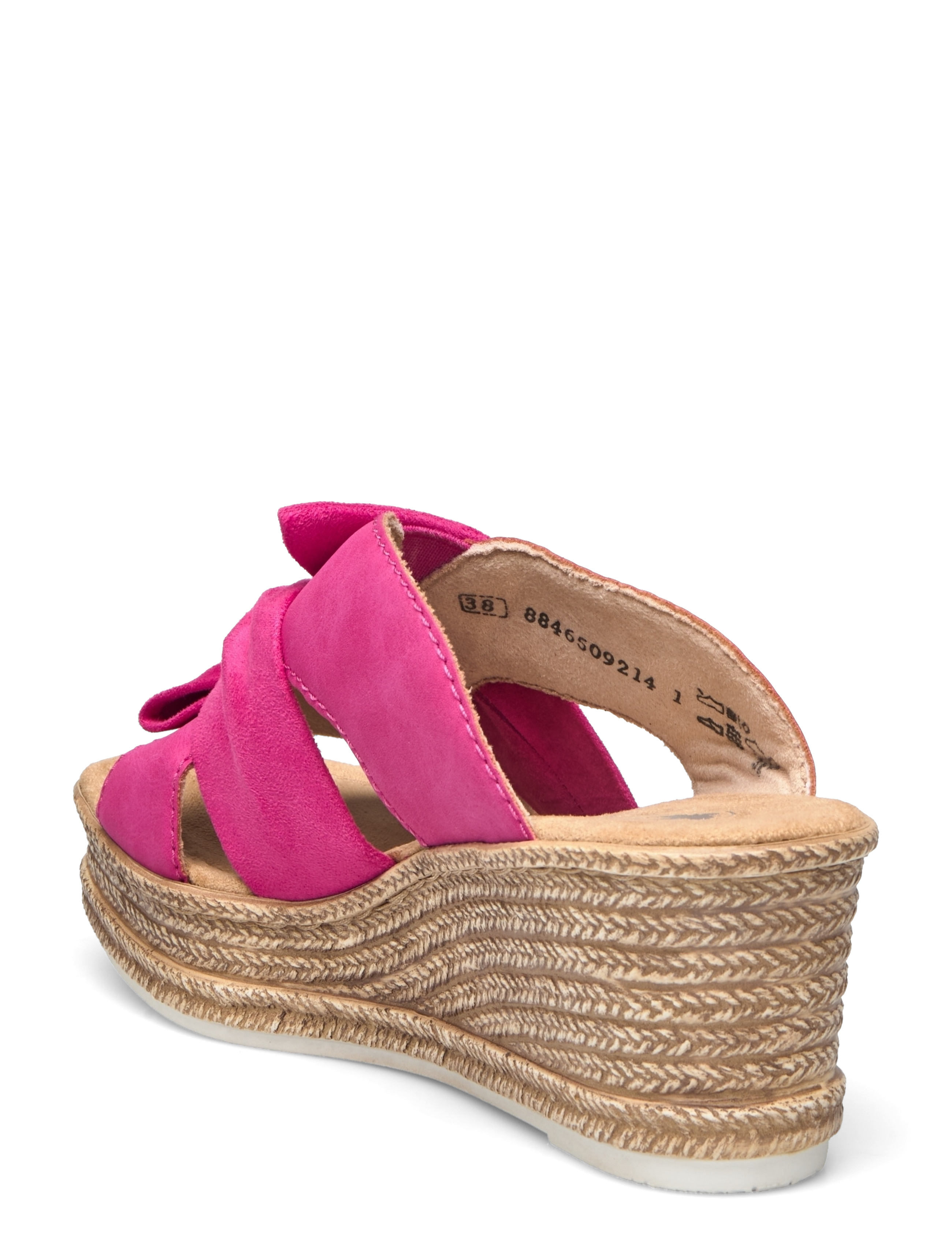 Rieker - 68789-62 - mules med klack - pink - 2