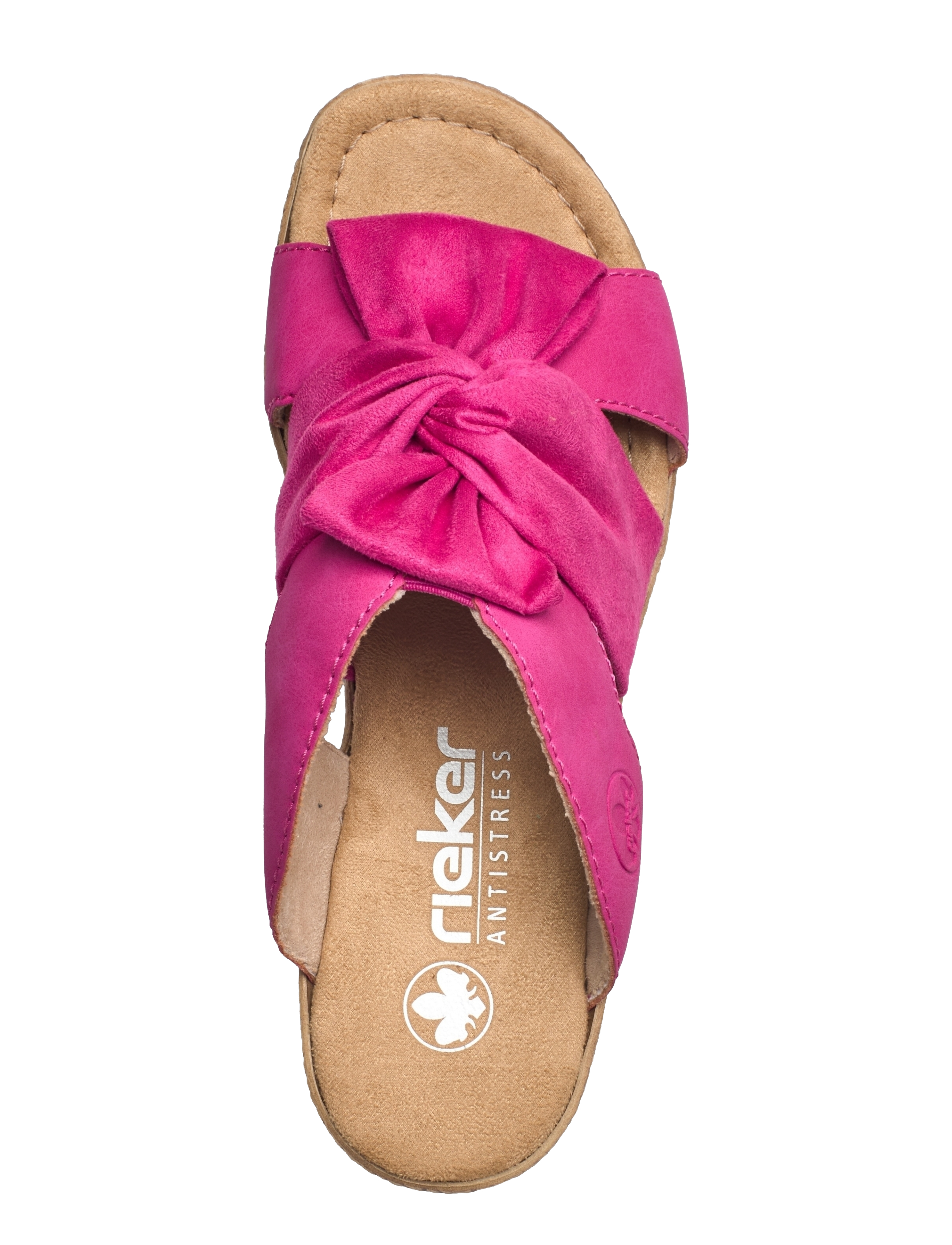 Rieker - 68789-62 - mules med klack - pink - 3