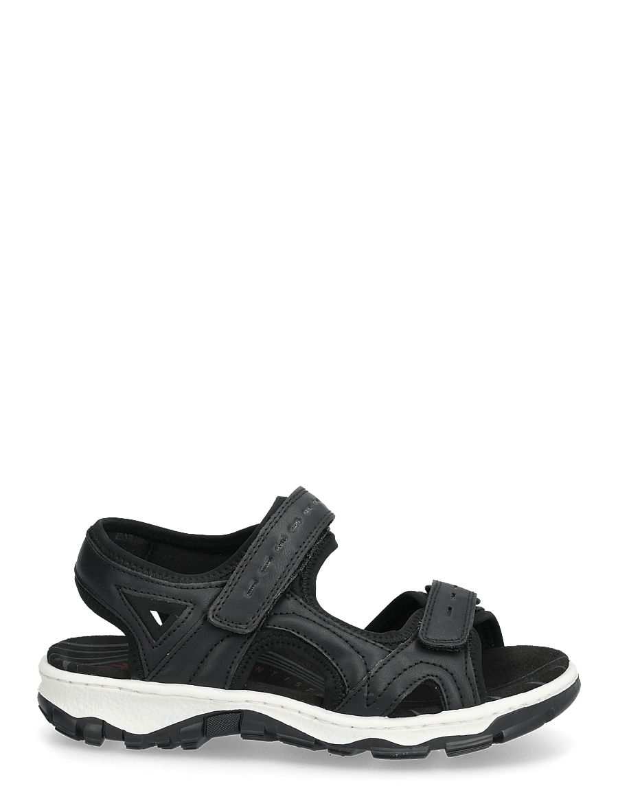 Rieker - 68866-94 - flade sandaler - black - 1