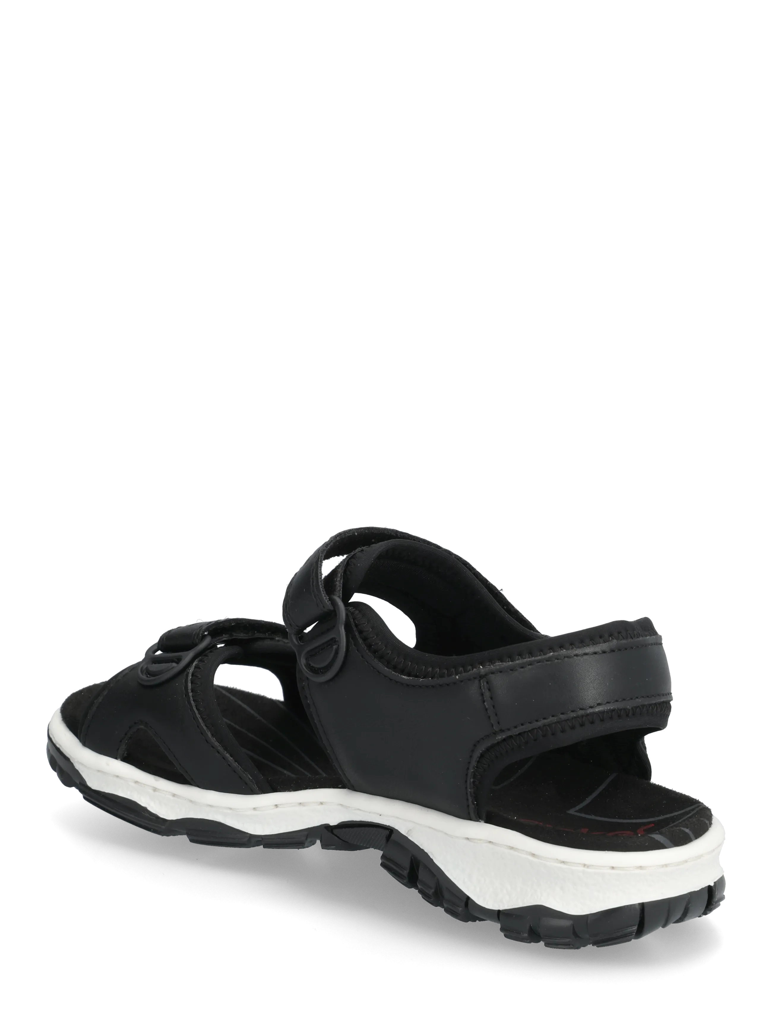 Rieker - 68866-94 - flade sandaler - black - 2