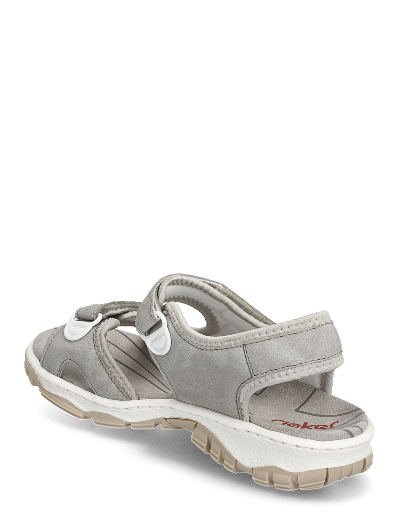 Rieker - 68866-94 - flat sandals - grey - 2