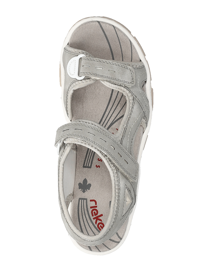 Rieker - 68866-94 - flat sandals - grey - 3