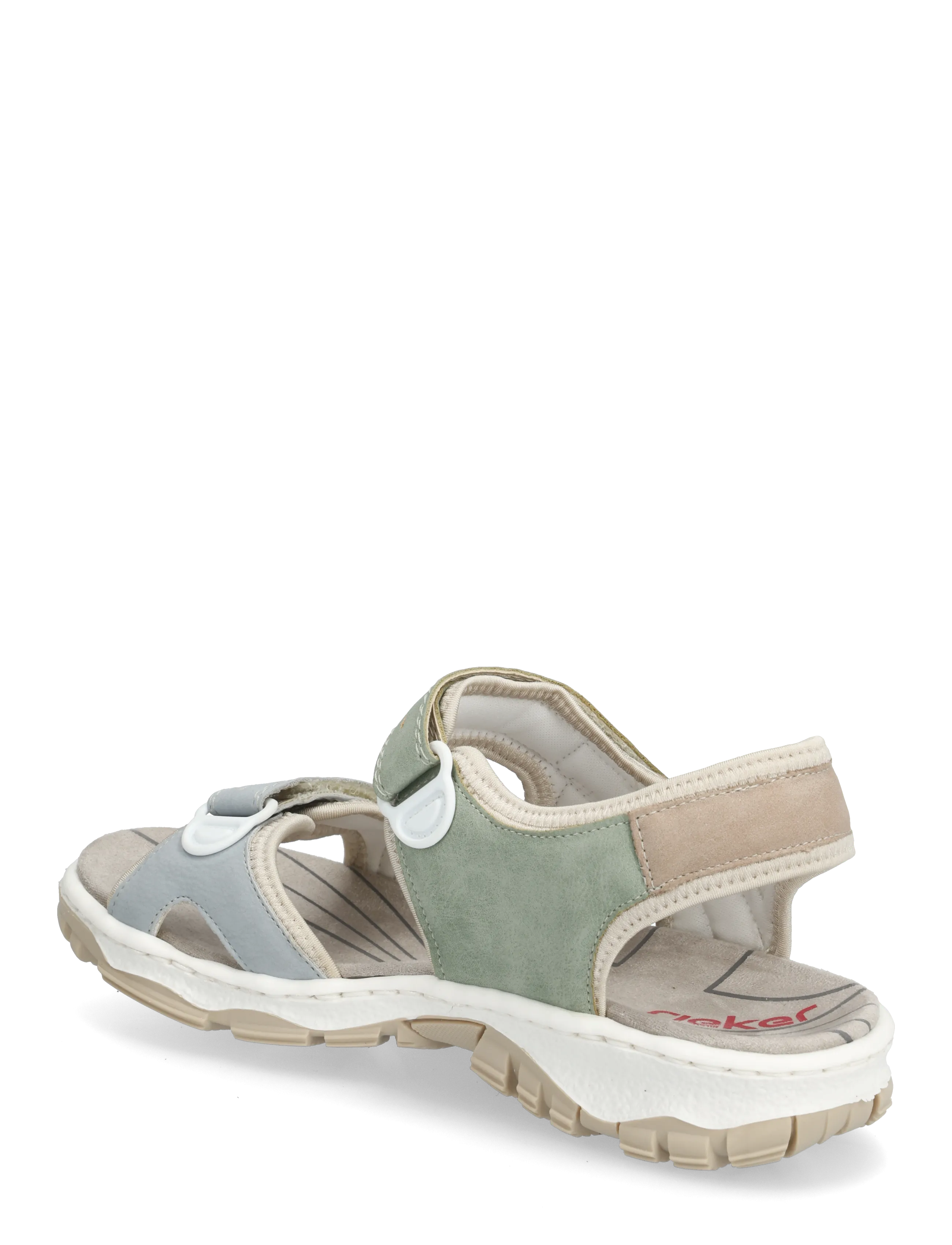Rieker - 68866-94 - kontsata sandaalid - multi green - 2
