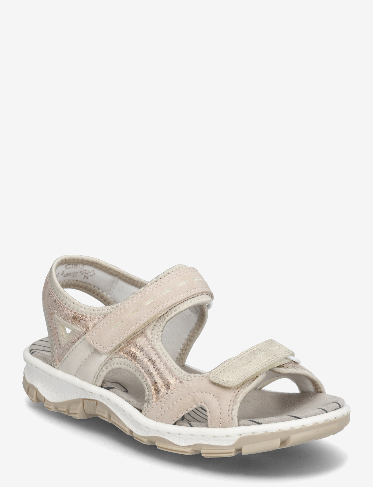 Rieker - 68866-90 - flade sandaler - pink - 0